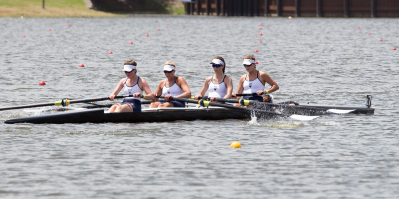 GLR Girls rowing at 2015 Youth Nationals.  From L to R: Elli Mapstone, Grace Bentley, Sydney Gillman, Maddy Coady, Allie Nussbuam (coxswain)